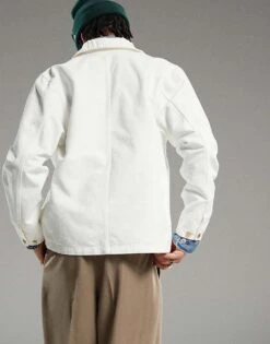 Carhartt WIP Michigan Coat In White For Men -Carhartt WIP Sales 207890013 3