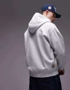 Carhartt WIP Zip Up Hoodie In Grey For Men 7 Carhartt WIP Zip Up Hoodie In Grey For Men -Carhartt WIP Sales 207890030 3