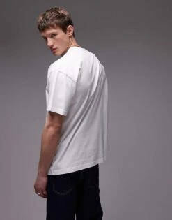 Carhartt WIP Screwed Up Logo Script T-shirt In White For Men -Carhartt WIP Sales 207890077 4