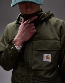 Carhartt WIP Irwin Jacket In Khaki For Men -Carhartt WIP Sales 207890078 3