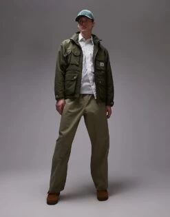 Carhartt WIP Irwin Jacket In Khaki For Men -Carhartt WIP Sales 207890078 4