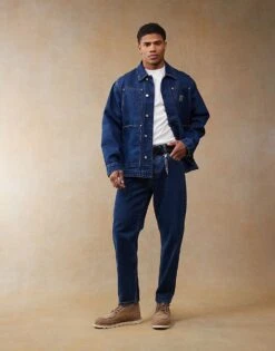 Carhartt WIP Og Double Front Denim Jacket In Mid Blue For Men -Carhartt WIP Sales 207890094 3