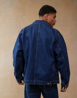 Carhartt WIP Og Double Front Denim Jacket In Mid Blue For Men -Carhartt WIP Sales 207890094 4