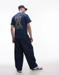 Carhartt WIP Stargazer Graphic T-shirt In Dusky Blue For Men 7 Carhartt WIP Stargazer Graphic T-shirt In Dusky Blue For Men -Carhartt WIP Sales 207890126 3