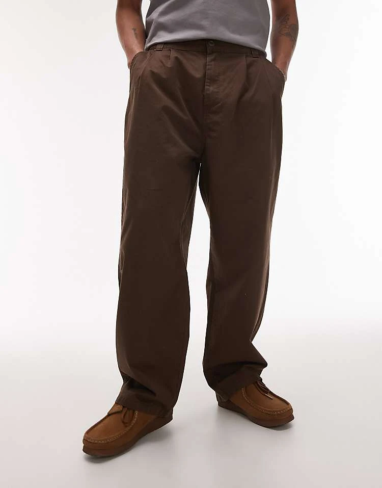 Carhartt WIP Marv Pants In Brown For Men 3 Carhartt WIP Marv Pants In Brown For Men - Image 3