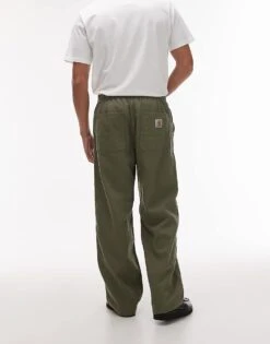 Carhartt WIP Crawford Pants In Khaki For Men 9 Carhartt WIP Crawford Pants In Khaki For Men -Carhartt WIP Sales 207906029 4