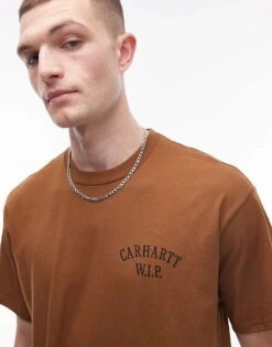 Carhartt WIP Cabinetry Graphic T-shirt In Brown For Men 7 Carhartt WIP Cabinetry Graphic T-shirt In Brown For Men -Carhartt WIP Sales 207906089 3
