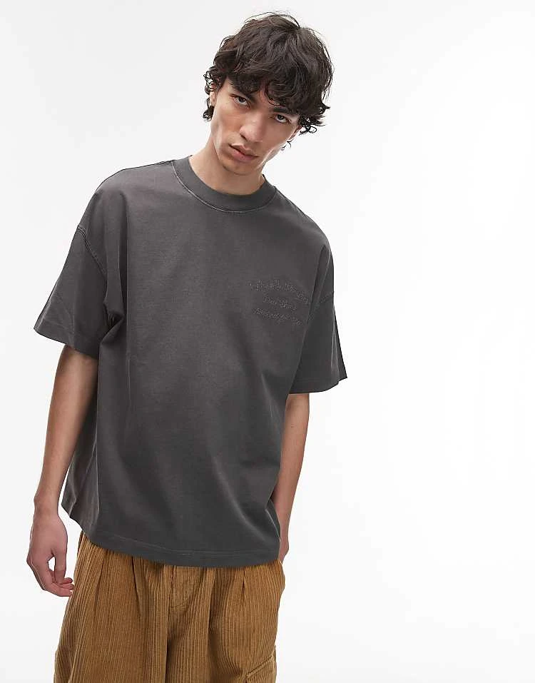 Carhartt WIP Bait Shack Graphic T-shirt In Washed Black For Men 3 Carhartt WIP Bait Shack Graphic T-shirt In Washed Black For Men - Image 3