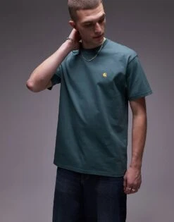Carhartt WIP Chase T-shirt In Green For Men
