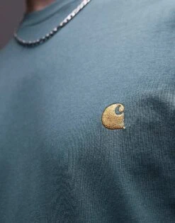 Carhartt WIP Chase T-shirt In Green For Men 7 Carhartt WIP Chase T-shirt In Green For Men -Carhartt WIP Sales 207906249 3