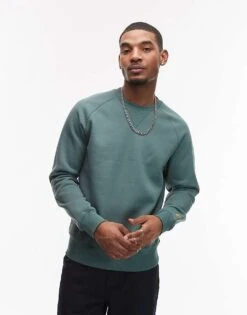 Carhartt WIP Chase Sweatshirt In Green For Men