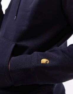 Carhartt WIP Chase Hoodie In Dark Navy For Men 7 Carhartt WIP Chase Hoodie In Dark Navy For Men -Carhartt WIP Sales 207906443 3