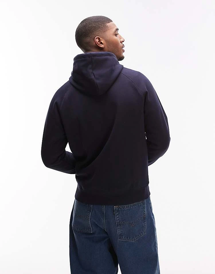 Carhartt WIP Chase Hoodie In Dark Navy For Men 4 Carhartt WIP Chase Hoodie In Dark Navy For Men - Image 4