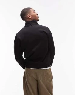 Carhartt WIP Chase Half Zip Sweathirt In Black For Men -Carhartt WIP Sales 207906489 3