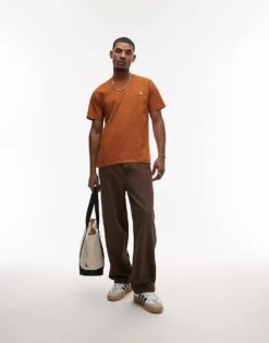 Carhartt WIP American Script T-shirt In Orange For Men -Carhartt WIP Sales 207906552 3
