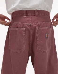 Carhartt WIP Brandon Loose Pants In Dusky Pink For Men -Carhartt WIP Sales 207906576 4