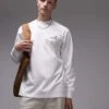 Carhartt WIP American Script Long Sleeve T-shirt In White For Men